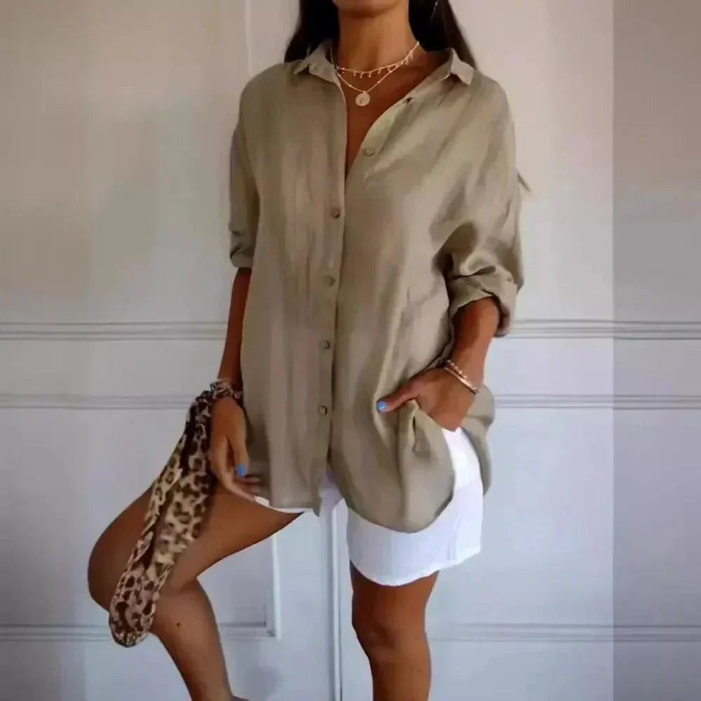 Kit 3 Camisas Ibiza em Linho – Design Semi Plissado
