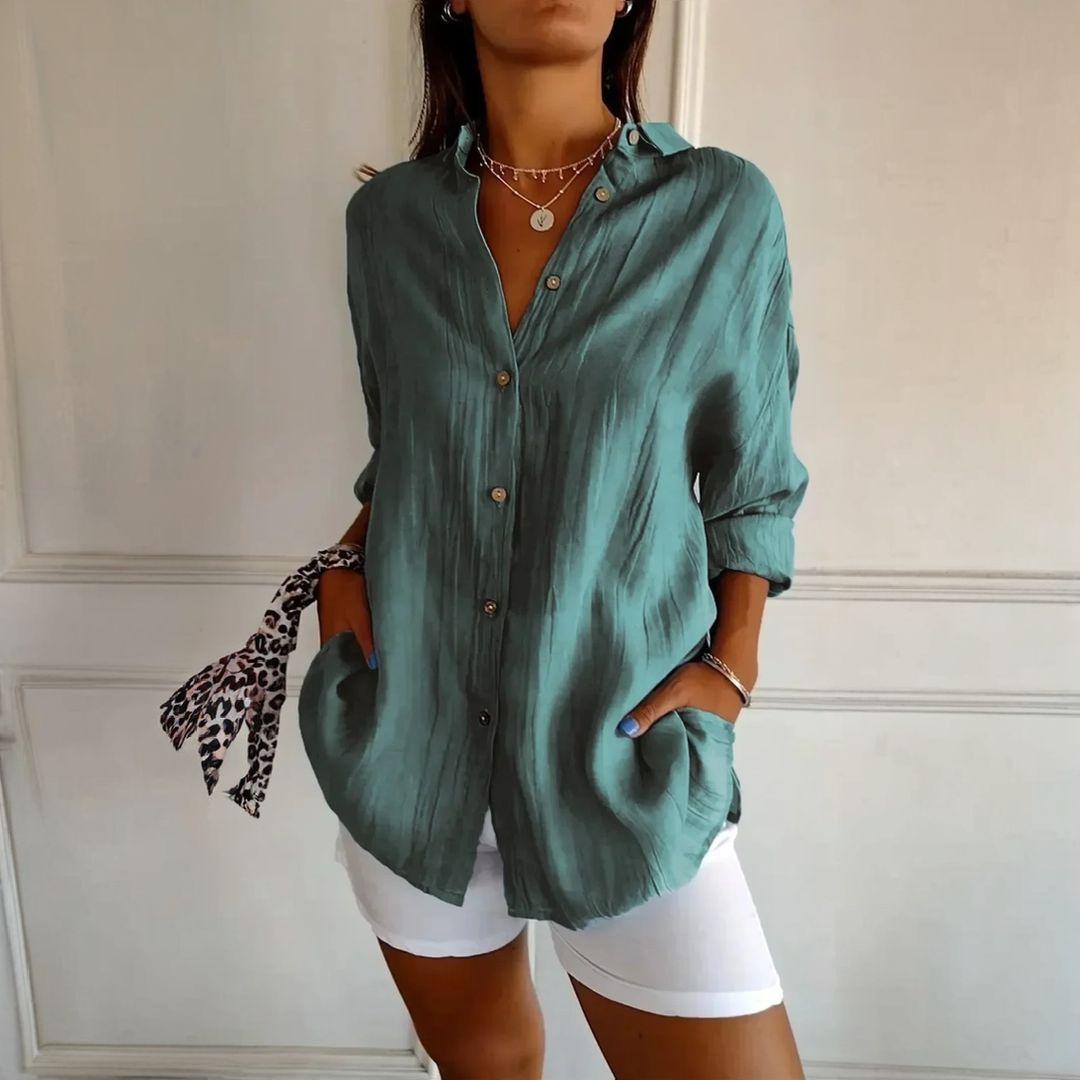 Kit 3 Camisas Ibiza em Linho – Design Semi Plissado