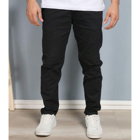 [Kit 4 Unidades] Calça Reta Masculina em Sarja  + Carteira de Brinde