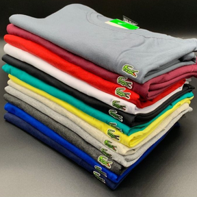 5 POLO + 5 BASICAS LCT (10 CAMISETAS) (100% Piquet POLO e 100% algodão BÁSICA - cores variadas)