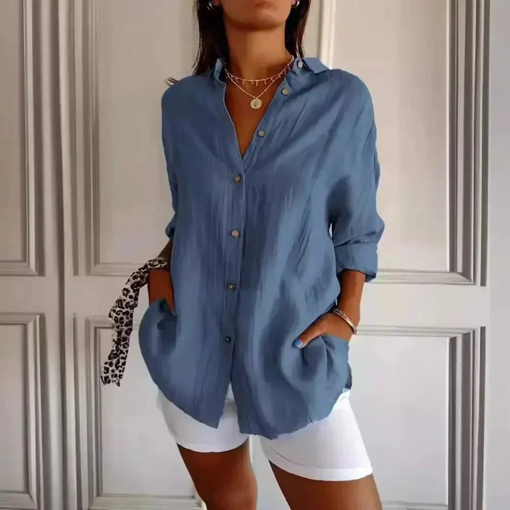 Kit 3 Camisas Ibiza em Linho – Design Semi Plissado