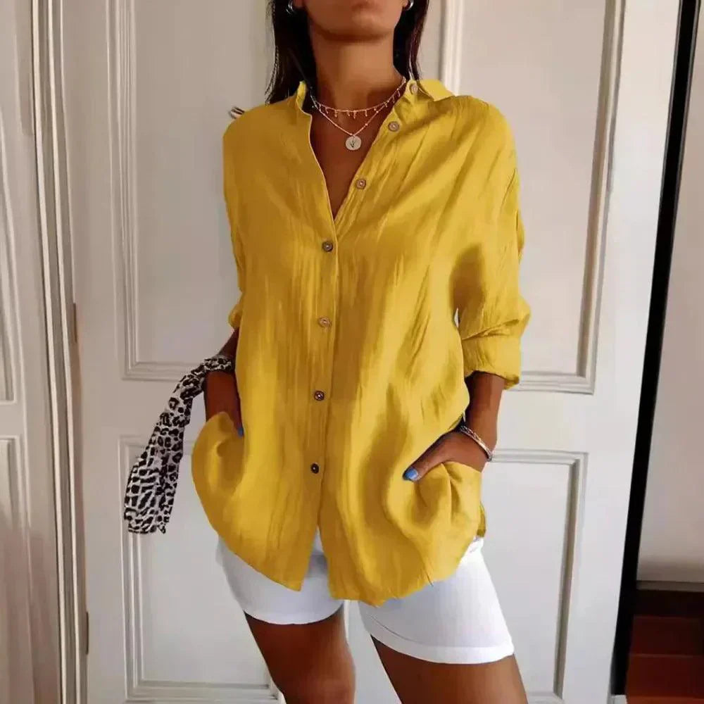 Kit 3 Camisas Ibiza em Linho – Design Semi Plissado