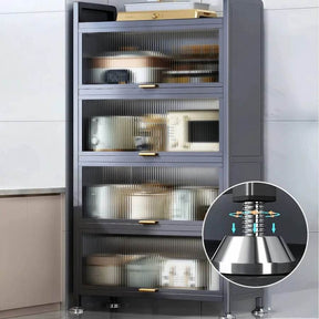 [PAGUE 1 LEVE 2] Armário FlexHome de Aço Multifuncional — Organizador Resistente para Cozinha, Banheiro e Lavanderia