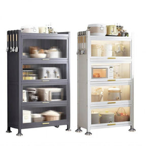 [PAGUE 1 LEVE 2] Armário FlexHome de Aço Multifuncional — Organizador Resistente para Cozinha, Banheiro e Lavanderia