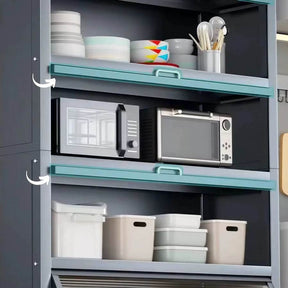 [PAGUE 1 LEVE 2] Armário FlexHome de Aço Multifuncional — Organizador Resistente para Cozinha, Banheiro e Lavanderia