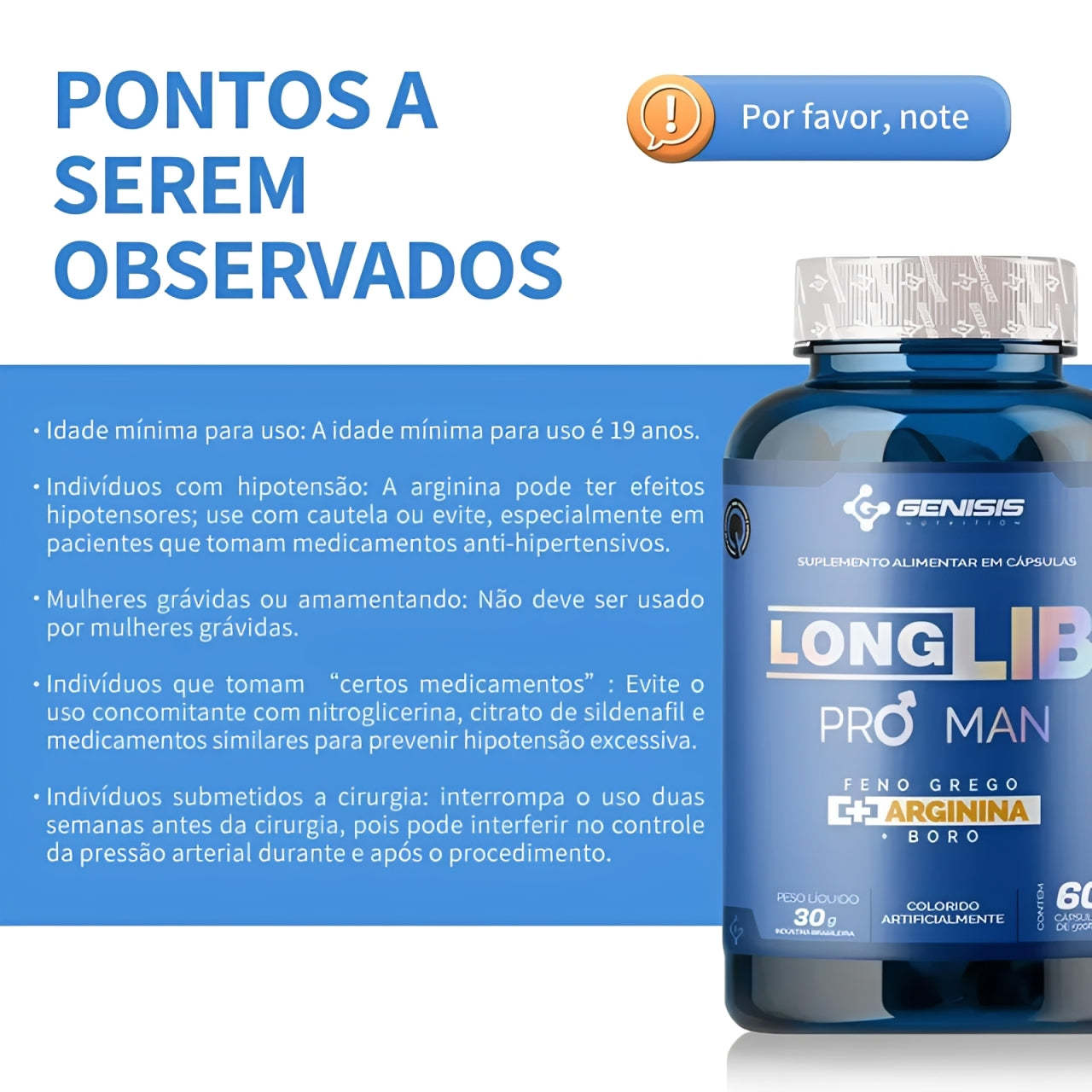 LONG LIB PRO MAN em Oferta Relâmpago + Frete Grátis Agora