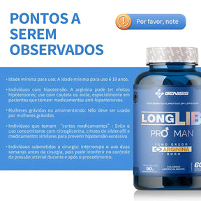 LONG LIB PRO MAN em Oferta Relâmpago + Frete Grátis Agora